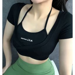 [Hoả Tốc Sẵn] Đồ Tập Gym,Yoga,Pilates Áo Bra Thể Thao Nữ Quai Dây Yếm Cổ 5
