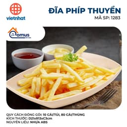 Đĩa Nhựa Phip, Đĩa Thuyền Đựng Đồ Ăn Chịu Nhiệt Tốt Việt Nhật 1268/83/84/85/1148/1149 - DOMUS 6