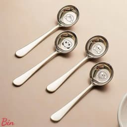 Set 4 Thìa Inox Cao Cấp An Toàn 6