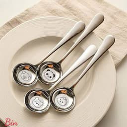 Set 4 Thìa Inox Cao Cấp An Toàn 5