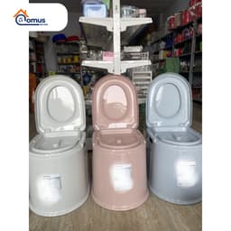 Bô Vệ Sinh Di Động, Bồn Cầu Cho Mẹ Bầu Người Già Người Bệnh Việt Nhật 5459 - DOMUS 6