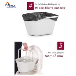 Bô Vệ Sinh Di Động, Bồn Cầu Cho Mẹ Bầu Người Già Người Bệnh Việt Nhật 5459 - DOMUS 3