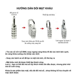Khoá tủ và cửa mật khẩu, ổ khoá 4 mã số, khoá không chìa bảo mật, ổ khoá số mini 3