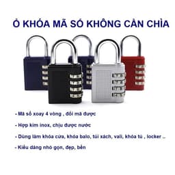 Khoá tủ và cửa mật khẩu, ổ khoá 4 mã số, khoá không chìa bảo mật, ổ khoá số mini 2