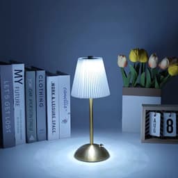 Đèn đọc sách phòng ngủ khách sạn quán cà phê đèn bàn bảo vệ mắt bằng vải LED cảm ứng ba màu 4