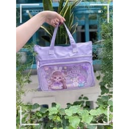 Túi Học Thêm Đi Học Vải Canvas Cỡ A4 Thời Trang Cho Bé 6