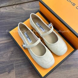 [ Giày Dép Huyền My ] Mary Jane Da Lộn Phối Khuy Hàng Cao Cấp Full Hộp (AH001) 6