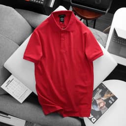 Áo thun Polo nam basic form suông không ôm chất vải cotton pique bigsize 120kg - 3bros 4