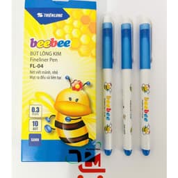 Hộp 10 Cây Bút Lông Kim THIÊN LONG BEEBEE FL04 0.3mm Hình Con Ong Ngộ Nghĩnh, Dành Cho Học Sinh Cấp 1 6