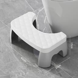 Ghế kê chân toilet GADI, ghế để chân đi vệ sinh dày dặn tiện dụng cho người lớn và trẻ em chống táo bón 9