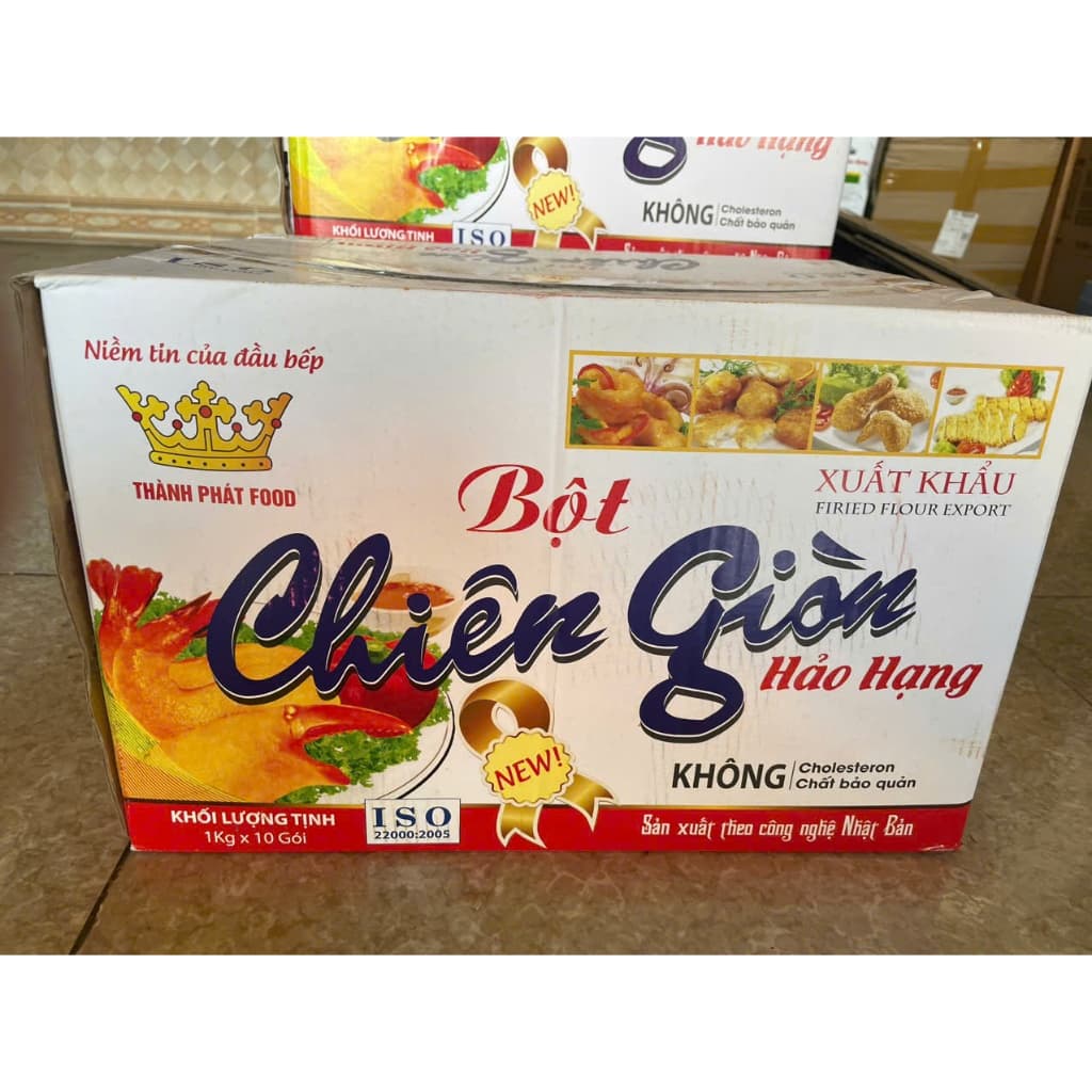 1 thùng 10 gói bột chiên giòn Thành Phát 1kg