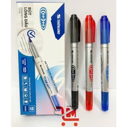 Hộp 10 Cây Bút Lông Dầu 2 Đầu Thiên Long PM-04 Mực Xanh,Đỏ,Đen Chất Lượng Tốt/Hàng Thiên Long Chính Hãng 1