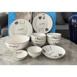 Bộ Bát Ăn Cơm  Gốm Míu Làm Quà Tặng Tân Gia, Quà Tặng Nhân Viên, Quà Cưới 7