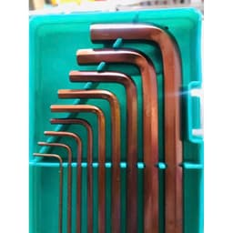 Bộ lục giác hộp Hiệu GoFuther 9 món Thép nâu siêu cứng (Hàng đẹp) 3
