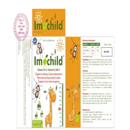 Imochild D3K2 bổ sung vitamin D3, K2-MK7 và DHA, hỗ trợ bé phát triển chiều cao và trí não-Nhập khẩu Tây Ban Nha 6