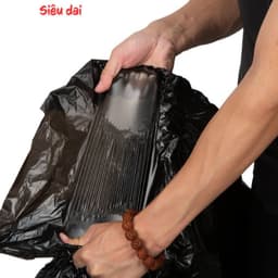 [Hot] Combo 9 Cuộn Túi Đựng Rác Siêu Dai Bảo vệ Môi Trường, Túi Đen Đựng Rác Tự Phân Hủy baby love 3