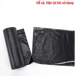 [Hot] Combo 9 Cuộn Túi Đựng Rác Siêu Dai Bảo vệ Môi Trường, Túi Đen Đựng Rác Tự Phân Hủy baby love 7