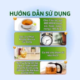 Trà thải độc ruột Phan Tả Diệp Hộp 25 Túi Lọc Hỗ Trợ Giảm Cân, Nhuận Tràng, Thanh Lọc Cơ Thể 5