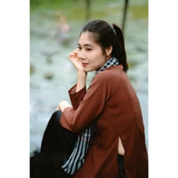 Bà Ba Lụa Nâu Nữ - freesize - nhận may theo số đo yêu cầu 3