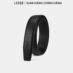[4-25/9 TẶNG QUÀ TRUNG THU 599K] Dây Lưng Da Bò Không Đầu LECOS LDB18 Da Bò Thật Nguyên Tấm Bản 3.5cm Bền Đẹp 2