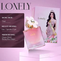 Nước hoa nữ Lonely's - SANG TRỌNG, TINH TẾ QUYẾN RŨ (75ML) - Mẫu mới 2026 5