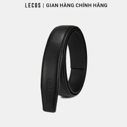 [4-25/9 TẶNG QUÀ TRUNG THU 599K] Dây Lưng Da Bò Không Đầu LECOS LDB19 Da Thật 2 Lớp May Viền Dẻo Dai Bản 3.5cm 2