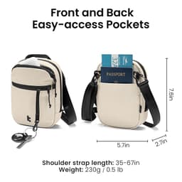 Túi Đeo Chéo Tomtoc T37 1.3L USA Aviator Travel Crossbody – Hàng Chính Hãng 9