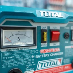 Máy sạc bình ắc quy cho xe máy và ô tô 12V/24V Total TBC1601-TBC1501 7