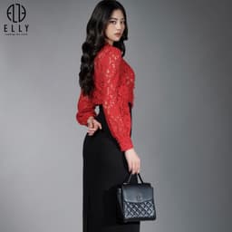 [Tặng hộp 20.10] Túi xách nữ thời trang ELLY EL85 đeo chéo đeo vai cao cấp chính hãng 3