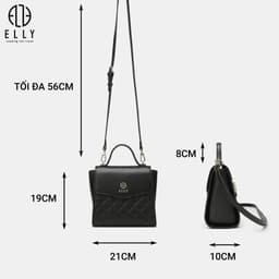 [Tặng hộp 20.10] Túi xách nữ thời trang ELLY EL85 đeo chéo đeo vai cao cấp chính hãng 5