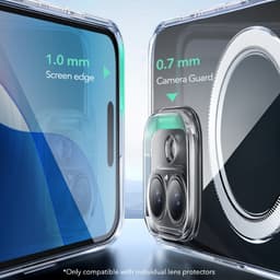 Ốp lưng trong suốt chống sốc ESR Zero nhựa dẻo cho iPhone 16/ 16 Plus/ 16 Pro/ 16 Pro Max 3