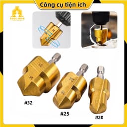 Tool-Hive - Mũi Khoan Chuôi Lục Giác 6.35mm, Chuyên Dụng Mở Rộng Ống Nước PPR, Đáng Tin Cậy 1