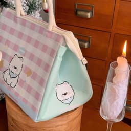 Túi Giữ Nhiệt Đựng Cơm Chống Thấm Cao Cấp, Túi Đựng Hộp Cơm Văn Phòng, Túi Đựng Đồ Ăn Mang Đi 6