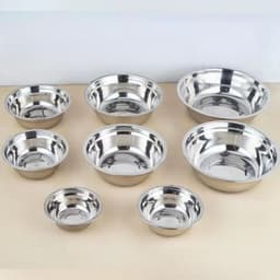 Thau Inox Đủ Size Loại Dày Bóng Đẹp Rửa Rau Củ,Trộn Salad,Ướp Thịt Tiện Lợi Đủ Size 3