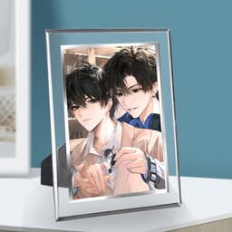 (Kèm ảnh) Khung kính in hình NGỤY TRANG HỌC TRA quà tặng anime chibi trang trí để bàn 2 size 1