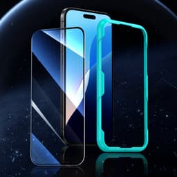 Cường lực chống vân tay ESR cho iPhone 16/ 16 Plus/ 16 Pro/ 16 Pro Max có khung tự dán 2