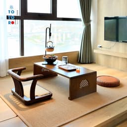Bàn ZATAKU Kiểu Nhật Gỗ Tăm Tre Cao Cấp, Bàn Trà Ngồi Bệt Gấp Gọn TOTOROHOUSE 7
