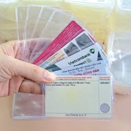 Combo 10-20 Bọc Chống Xước Chip CCCD Căn Cước, Bảo Vệ CMND, ATM Trong Suốt TH666 8