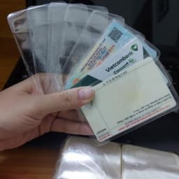 Combo 10-20 Bọc Chống Xước Chip CCCD Căn Cước, Bảo Vệ CMND, ATM Trong Suốt TH666 7