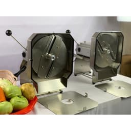 Máy Thái Lát - Sợi Rau Củ Quả - Điều Chỉnh Độ Dày 0-10mm, Máy Cắt Lát Hoa Quả Chạy Điện, Quay tay 6