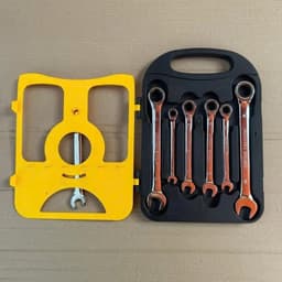 Bộ 7 cờ lê vòng miệng tự động KETY, bộ cờ lê tự động 8-19mm, thép CRV bền chắc, đa năng tiện dụng 2