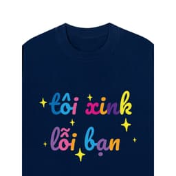 Áo Vớ Vẩn Vui Tươi REDLABEL Áo Thun TÔI XINK LỖI BẠN Cotton 100% Oversize Nam Nữ TS26 4