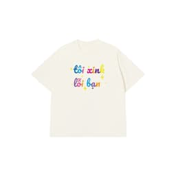 Áo Vớ Vẩn Vui Tươi REDLABEL Áo Thun TÔI XINK LỖI BẠN Cotton 100% Oversize Nam Nữ TS26 5