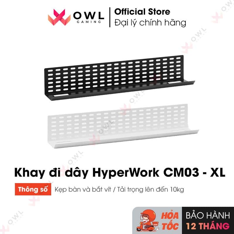 Khay đi dây HyperWork CM03 (Hàng chính hãng)