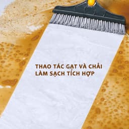 Chổi Chà Sàn Nhà Tắm 2in1 LIGHBULB - Cây Gạt Nước Nhà Tắm Thông Minh Vệ Sinh Nhà Cửa Xoay 120 Độ 3