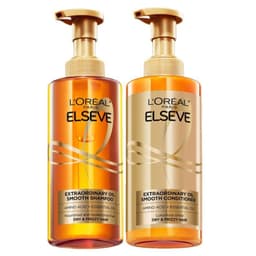 Bộ Gội Xả Dưỡng Tóc Suôn Mượt Cao Cấp L'Oreal Paris Extraordinary Oil Smooth 440ml 2