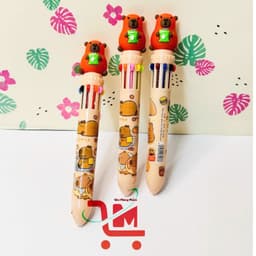 Combo 2 Cây Bút Bi 10 Ngòi Đầu Thú Dễ Thương, 10 Ngòi 10 Màu Mực, Ngòi Êm , Mực Ra Đều, Dễ Sử Dụng (Giao Mẫu Ngẫu Nhiên) 6