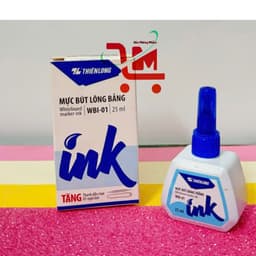 Lốc 6 Hộp Mực Bút Lông Bảng Thiên Long WBI-01/ Mực Xanh, Đỏ, Đen, Mực Viết Trên Bảng Trắng Có Thể Xoá Dễ Dàng, Màu Đẹp 6