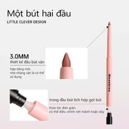Chì kẻ viền môi MOOEKISS màu tự nhiên,chống nhoè,không khô môi và chống nước 250mg. 7