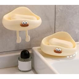 Guouqna Hộp Xà Phòng Đám Mây Dễ Thương Treo Tường Xà PhòngMóc Treo Thoát Nước Giá Để Đồ Phòng tắm… 3